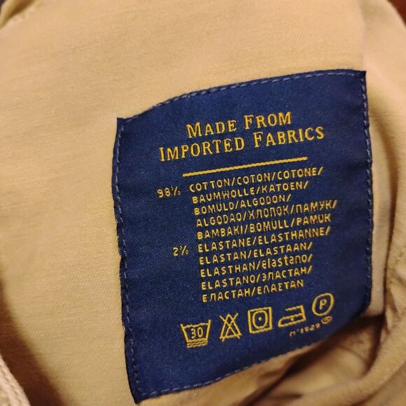 Polo Ralph Lauren jeans mens 32x32 beige khaki stretch straight leg denim - Picture 10 of 12